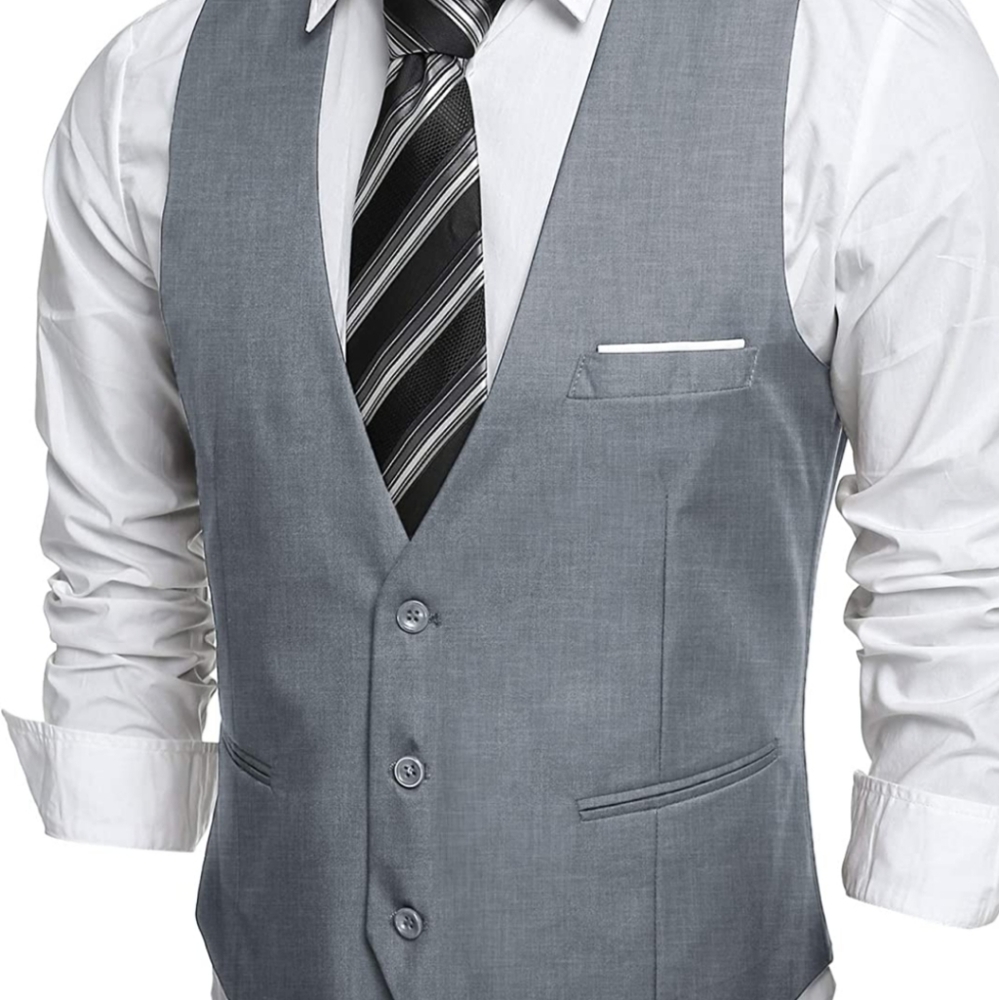 Light Grey Coodandy Vest